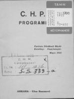 C. H. P.  programı