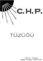 C. H. P. tüzüğü