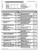 C L A M S: Lembar Pemeriksaan Capute Scale