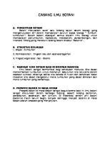 Cabang Ilmu Botani [PDF]