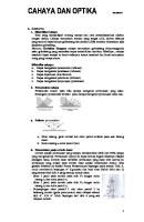 Cahaya Dan Optika [PDF]