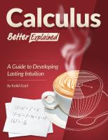 Calculus Better Explained [PDF]