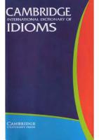 Cambridge International Dictionary of Idioms [PDF]