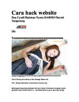 Cara Hack Website