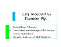 Cara Menentukan Diameter Pipa [PDF]