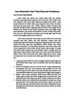 Cara Merawat Catok Rambut [PDF]