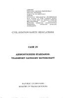 CASR Part 29 Amdt. 1 - Airworthiness Standard Transport Category Rotorcraft PDF