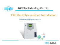 CBS Electrolyte Analyzer Introduction 2018