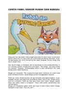 Cerita Fabel Seekor Rubah Dan Bangau [PDF]