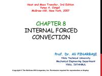 Chap08 Internal Forced Convection [PDF]