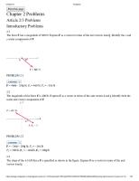 Chapter 2 Problems: Article 2/3 Problems Introductory Problems