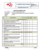 Check List Management Visit HSE [PDF]