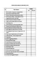 Checklist Kelengkapan Dokumen Klinik