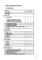 Checklist Walk Through Survey Kosong [PDF]