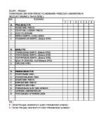 Cheklist Form Monitoring