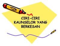 Ciri-Ciri Kaunselor Yang Berkesan [PDF]