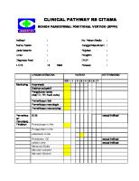 Clinical Pathway Vertigo RS Citama