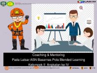 Coaching & Mentoring Pada Latsar ASN Basarnas Pola Blended Learning Kelompok II Angkatan Ke IV