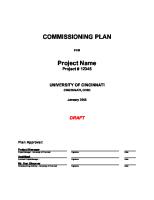 Commissioning Plan Example [PDF]