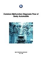 Common Malfunctions of Geely MK