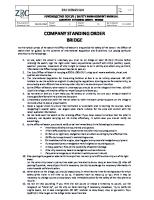 Company Bridge Standing Order [PDF]