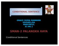 Conditional Sentences