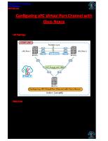 Configuring VPC Virtual Port Channel With Cisco Nexus: Lab Topology [PDF]