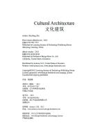 Contemporary Architecture in China - Cultural Architecture