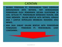 Contoh Akta Modifikasi