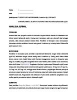 Contoh Analisa Jurnal PICO