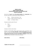 Contoh Berita Acara Bantuan [PDF]