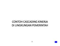 Contoh Cascading Kinerja