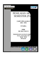 Contoh Cover Soal PAS 21.22 [PDF]