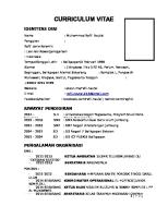 Contoh CV (Curriculum Vitae)