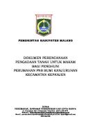 Contoh Dokumen Perencanaan Pengadaan Tanah [PDF]