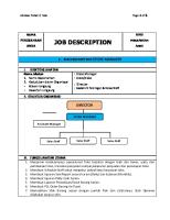 Contoh Jobdesc Store Manager