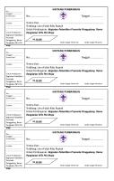 Contoh Kwitansi Pembayaran Kosong - Doc (WWW - Artikelusaha.net)