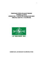 Contoh Program Pengawasan Proses Pembelajaran [PDF]