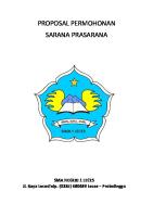 Contoh Proposal - Permohonan - Sarana - Olahraga - Docx [PDF]