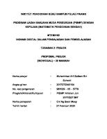 Contoh Proposal Projek Inovasi MT