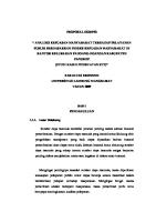 Contoh Proposal Skripsi Manajemen Sumber Daya Manusia [PDF]