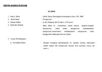 Contoh Silabus Pelatihan PDF