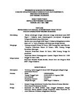 Contoh SK Pengangkatan Tenaga Administrasi [PDF]