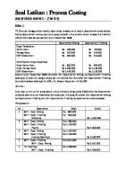 Contoh Soal Latihan Process Costing