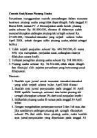 Contoh Soal Piutang Usaha