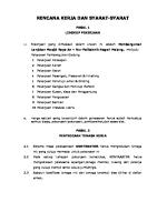 Contoh Spesifikasi Teknis [PDF]