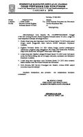 Contoh Surat Balasan Resmi [PDF]