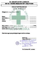 Contoh Surat Dokter PDF