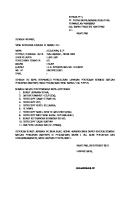 Contoh Surat Lamaran Satpam [PDF]