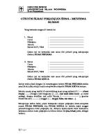 Contoh Surat Perjanjian Sewa Menyewa Rumah [PDF]